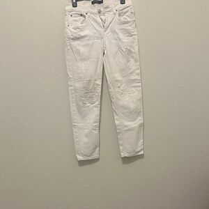 Lauren Ralph Lauren Women's White Ankle Jeans